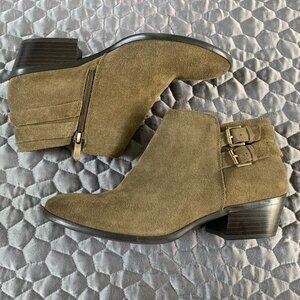 Sam Edelman Petal Suede Buckle Booties
